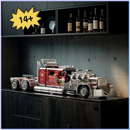 3485+ PCS Extra-Large Truck Model Building Blocks | Adult High-Difficulty Assembly Toy | Halloween & Christmas Gift