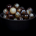 Coffee agate / 6mm 59 to 61pcs