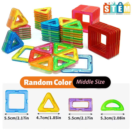 Magnetic Blocks Building, Improve Creativity Hands-On Ability 3D Puzzle Design Toy, for 3 - 6 Years Old Birthday Halloween Gift