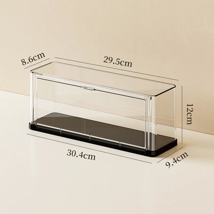 Stackable Storage Box Figurine Dustproof PET Plastic Display Rack Doll And Plush Toy Display Box