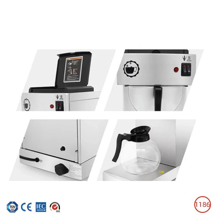 Fully automatic American coffee machine Drip tea maker Commercial Hong Kong style milk tea extraction machine drip filter machin