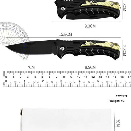 New Multifunctional Outdoor Folding Knife Stainless Steel Tactical Camping Fruit Knife Portable Kitchenware And Dining