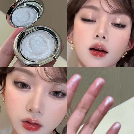 Light Shadow Highlighter Mashed Potato Diamond Shining High Gloss Paste Pearlescent Fine Flash Brightening Contouring Highlights