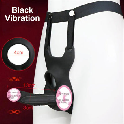 10 Frequency Double Penetration Anal Plug Dildo Butt Plug Vibrator For Men Strap On Penis Vagina Plug Adult Sex Toys For Couples