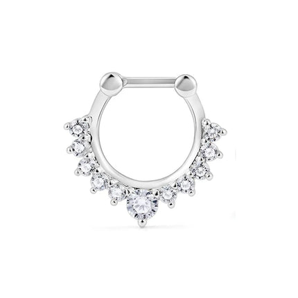 1Pcs Septum Rings Hoop Nose Ring Horseshoe Stainless Steel Cartilage Earrings Hoop Helix Tragus Septum Piercing Jewelry