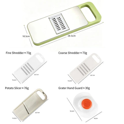 Hot Multifunctional Vegetable Cutter Mandoline Slicer 5 Blades Food Chopper Stainless Steel Grater for Potato Carrot Cucumber
