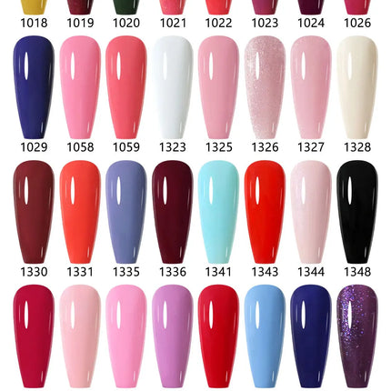 NAILCO 283Colors Gel Nail Polish Top Base Vernis Semi Permanent UV Gel Varnish Nails Art Varnish Hybrid Manicure