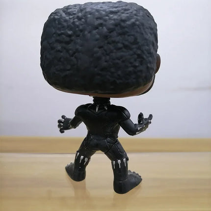 Vinyl Figurine Marvesls Avengersels Heroes Black Panther Collections Action Figure Ornaments Children Birthday Gifts