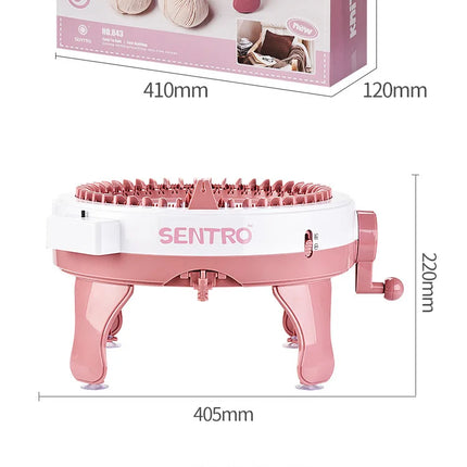 48needle Handmade Knitting Machine Cylinder Wool Loom Scarf Sweater Hat Socks Adult Children Lazy Artifact Christmas Gift