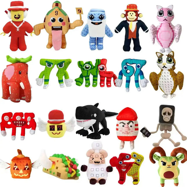 New 25cm Steal a Brainrot Game Plush Toy Cartoon Cute House Soft Cotton Doll Room Decoration Pillows Toy For Kids Xmas Gifts
