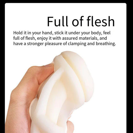 Male Masturbation Cup Soft Vagina Anal Oral Masturbator Penis Massager Dildo Glans Exercise Blowjob Sex Toys for Men Adult Goods