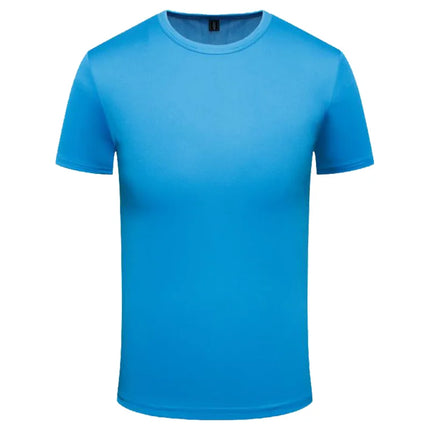 Summer Quick-drying T-shirt Custom Logo Breathable Sports Top Embroidery Personalized Logo Team Activity T-shirt Print Pattern