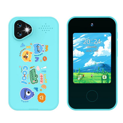 Kids Smart Phone Toy Dual Camera 1080P HD Educational Game Music Player Safe Mode Early Learning Toy Birthday Gift For Boys Girl