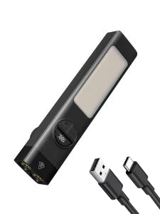 1500LM EDC Tactical LED Flashlight - Pocket USB-C Rechargeable,IPX5 Waterproof, Side Light & Clip for Daily Carry/Travel/Outdoor