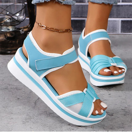 Heels Women's Sandals 2026 Wedge Heel Shoes For Woman Sandals Platform Shoes Summer Women Sandals Heeled Elegant Sandalias Mujer