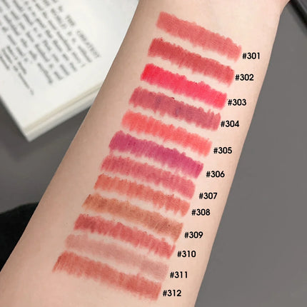 12Pcs/set Matte Lip Liner Pen Colorful Lasting Lip Liner Contour Tint Lipstick Tattoo Non-stick Cup Moisturizing Makeup Cosmetic