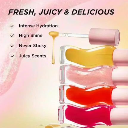 Gisou Original Moisturizing Watermelon Lip Oil Gloss Care Of The Lips Benetitnt For Lips Plumping Exfoliating Plumping Lip Balm