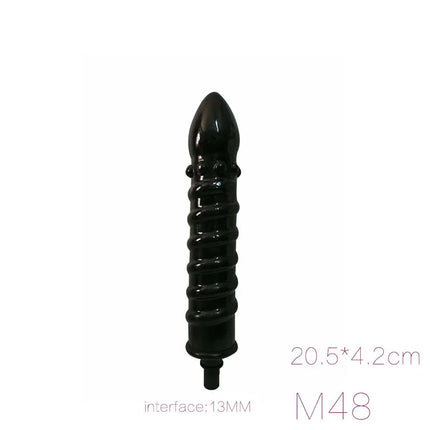 FREDORCH Sex Machine Attachments Fascia Gun Massage Head to Silicone Dildo Sex Toys for Men Women Vibrators Penis Masturbation