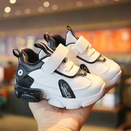 Size 20-31 Children Wear-resistant Casual Sports Shoes Baby Anti-slip Toddler Shoes Girls Boys Kids Soft Bottom Running Sneakers