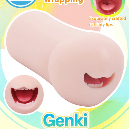 Male Masturbator Realistic Mouth Deep Throat Pocket Pussy Blowjob with Teeth Tongue Sex Toys for Men Masturbation Oral Sex 18+