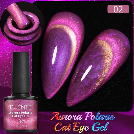 7.5ML Amber Moonlight Cat Magnetic Gel High Glossy Luxury Coffee Series Cat Eye Gel Soak Off UV Semi-Permanent Nail Art Varnish