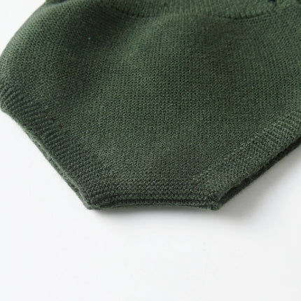 Baby Boy Solid Color Olive Panty Fashion Knitted Black Shorts High Quality Elasticity Newborn Autumn Winter Clothing For Party