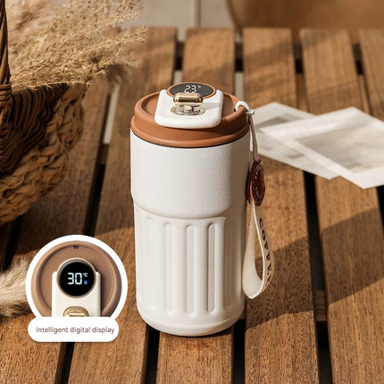 450ML Stainless Steel Thermo Water Bottle LED Temperature Display Coffee Cup Keep Cold and Heat Thermal Mug Travel Vacuum Flask