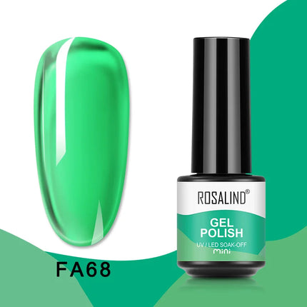 ROSALIND Gel Nail Polish UV Base Top Coat Soff Off Stamping Polish All For Art Manicure Semi Permanant Gel Nail Fast Shipping