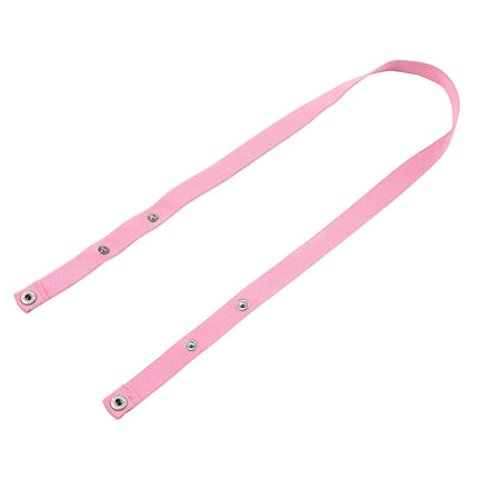 Pink Male Penis Ring Chastity Cage Auxiliary Belt Anti-off Device Elastic Belt Adjustable Underwear Rope Scrotum Ring Sex Toy