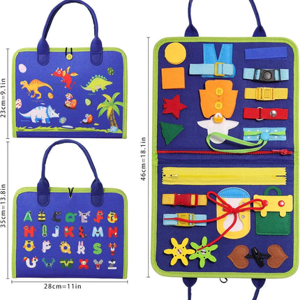Busy Board Montessori Toys for Toddler Busy Book Sensory Preshool Early Education Learning Fine Motor Skills Toys For Children