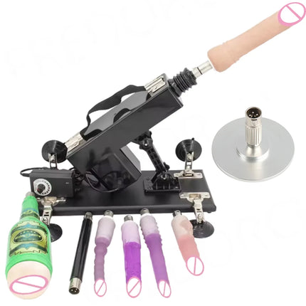 A2 Sex Machine for Women Automatic Men, Masturbation Machine With 3XLR Dildos Attachments Telescopic Sex Toys