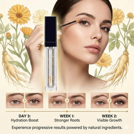 2 In 1 Fast Eyelash Eyebrows Growth Serum 7 Days Natural Eyelash Enhancer Longer Fuller Thicker Curling Lengthening Lash Makeup