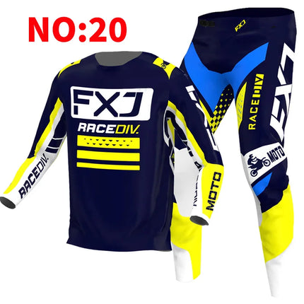 motocross child set Motorcycle jersey and pants kids clothing big boy girl Youth mx gear set Customized Number Nameracing suit