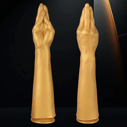 Huge Fisting Hand Buttock Anal Plug Strong suction cup Silicone Long Fist Vaginal Dilator Big Fist Anal Plug Gay And Lesbian Sex
