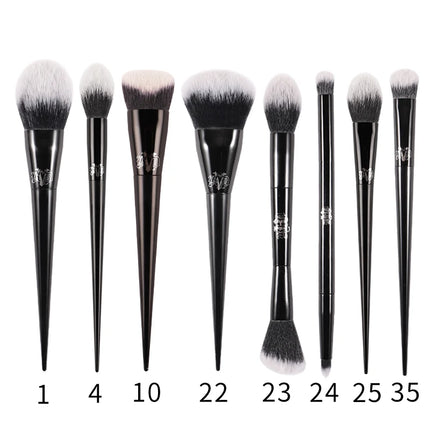 Kat Von D  Makeup Brush Set & Kit Foundation Blush Highlight Concealer Powder Sculpting Eyeshadow Brush KVD Brand Makeup Brush