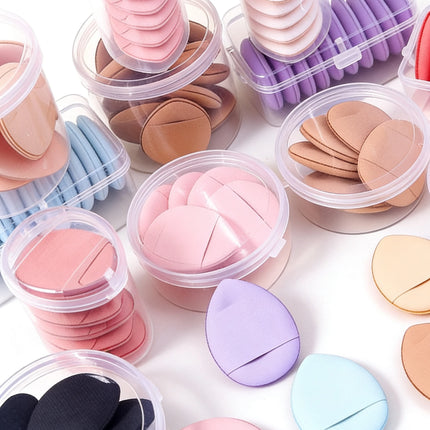 Mini Thumb Tip Foundation Puff Dry Wet Use Concealer Makeup Sponge Setting Powder Portable Cosmetic Puff for Facial Care
