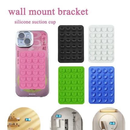 Silicone Suction Cup Grip Stand for Mobile Phone Selfie and Video Suction Cup Non-slip Hands-free Design Wall Mount Bracket