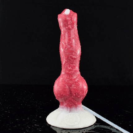 NNSX Ejaculation Dildo with Strong Sucker Wolf/Dog Anal Plug Silicone Adult Sex Toy Anal Dilator G-spot Massage Masturbation