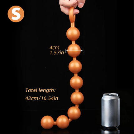 But Plug Silicone Anal Beads Big Anal Plug Tail Anal Big Ball Sextoy Sex Toys Huge Butt Plug Adult Toys Ass Plug