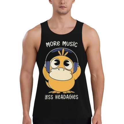 Pokemoned Gym Gengar Compression Muscle Tank Top Mens Gym Sleeveless Tees Sports Wear Male Bodybuilding Fitness Training Vest