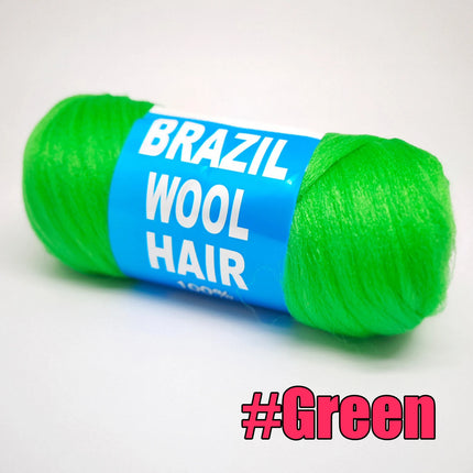 70G Twist Wraps/Roll 70g Black Brazilian Wool Hair Acrylic Yarn For African Synthetic Crochet Hair Jumbo Braids Braids