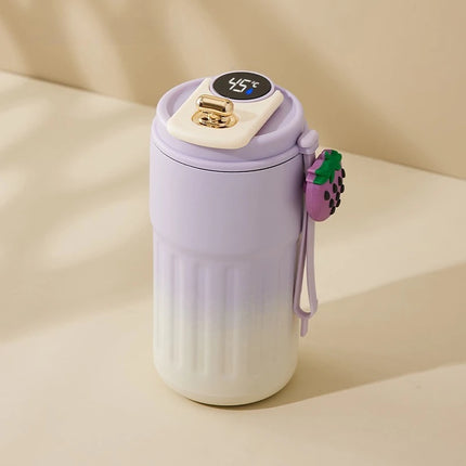 Smart Temp Display Stainless Steel Tumbler Mug Vacuum Insulated Coffee Cup Travel Thermos Cups Thermal Hot Water Bottle for Tea