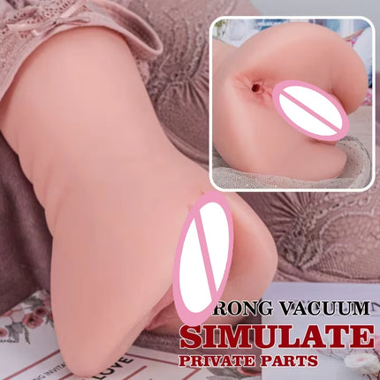 Authentic male sex dolls, male pocket vaginal masturbators featuring a slender, virgin-style vagina and anus