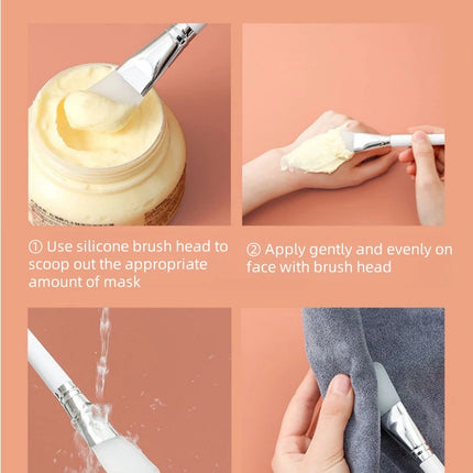 Silicone Diy Mask Brush Beauty Salon Silicone Mold Refresh Mask Brush Makeup Brush Soft Head Brush Beauty Makeup