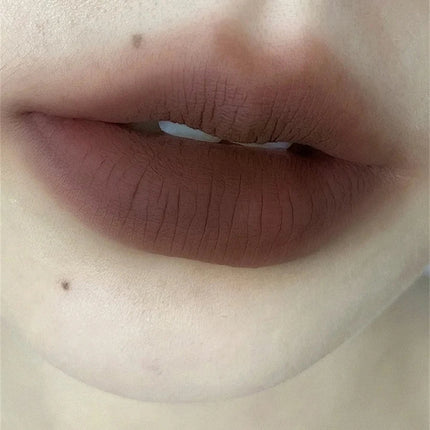 Pigeon Blood Red Matte Lipstick Waterproof and Lasting Blue Gothic Lip Gloss Sexy Punk Black Lip Tint Dark Lip Cream Makeup