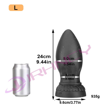 11cm Huge Anal Plug Soft Liquid Silicone Thick Butt Plug 18+ Sex Toys For Women Men Gay Prostate Anal Dildos Masturbation