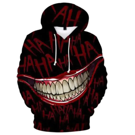 Men's expression Hoodies Sweatshirt Fashion Long Sleeve Crew Neck 3D Print Party Holiday Streetwear White Drawstring Fall Hoodie