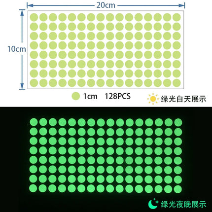 Luminous Dots Glow Wall Sticker Fluorescent Home Kid'S Room Diy Self-Adhesive Decorative Glow In The Dark Decals 2026 Christmas