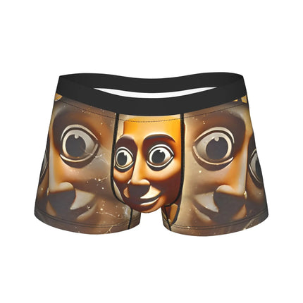 Hot Boxer Tung Tung Tung Sahur Shorts Panties Briefs Man Underwear Italian Brainrot Meme Polyester Underpants for Male Plus Size