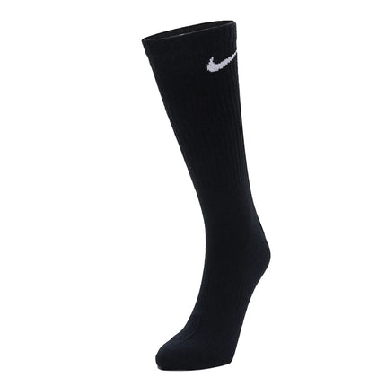 Nike (Nike) Men's and Women's Socks, Breathable, Sweat-Absorbent Sports Socks, Basketball Socks, Fashionable and Versatile Casual Socks (3 Pairs) Sx7676-902